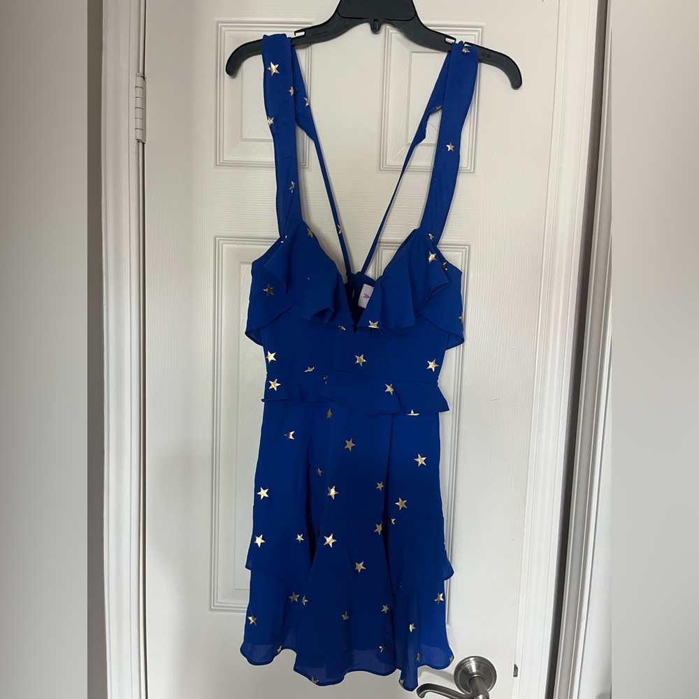 Buddy Love Blue Star Mini Dress